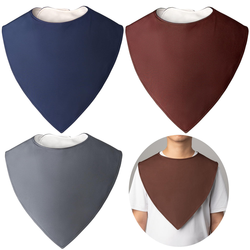 Adult Bibs-Adult Bibs for EatingBandana Drool Bibs for Elderly Women And Men Washable Waterproof XLarge Clothing Protector for Special Needs Adults Kids3PCS