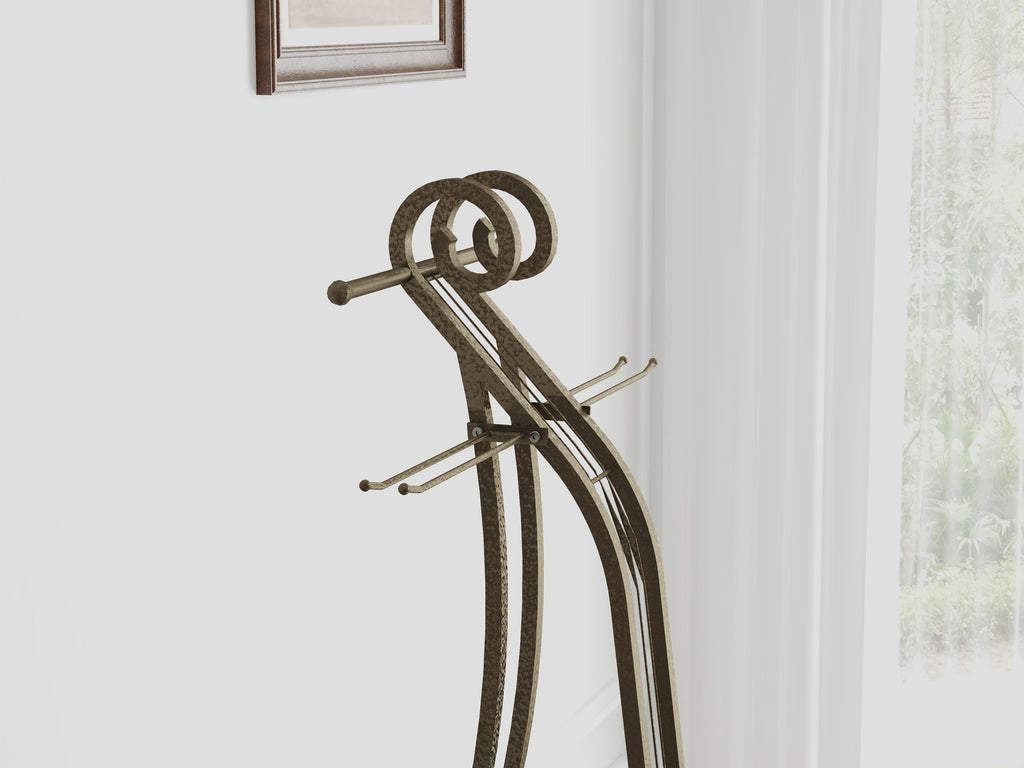 Cello Shape Wine Bakers Rack, Freestanding Wine Rack with Storage Bottle, Wine Storage Home Bar for Liquor and Wine, Organizer for Kitchen, Dining Room