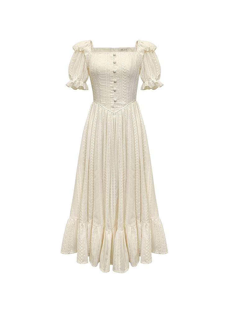 French Retro Niche Dress with Unique Design