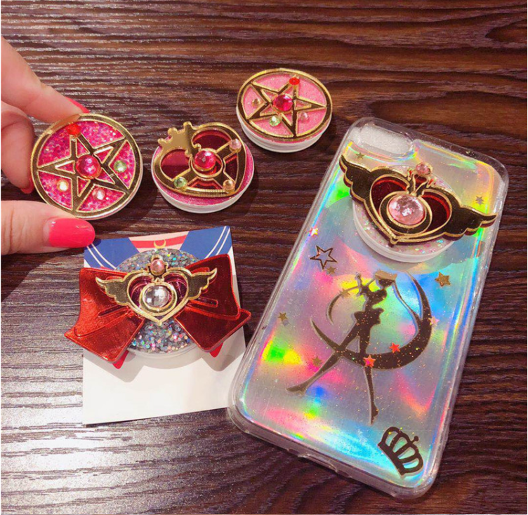 Sailor Moon Transformation Device Phone Holder (Ring)