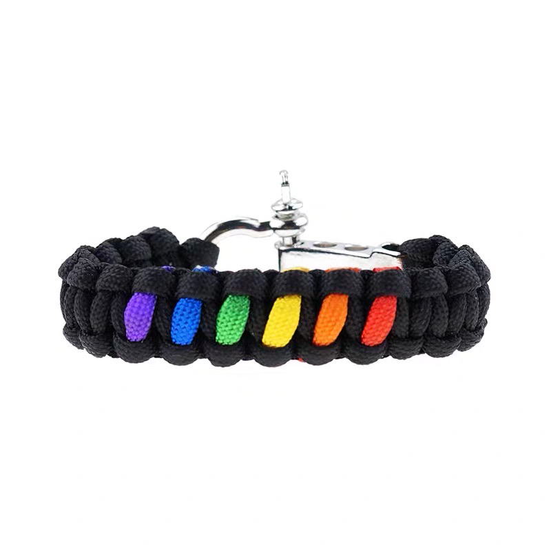 New Seven-Core Paracord Survival Bracelet with Alloy Clasp