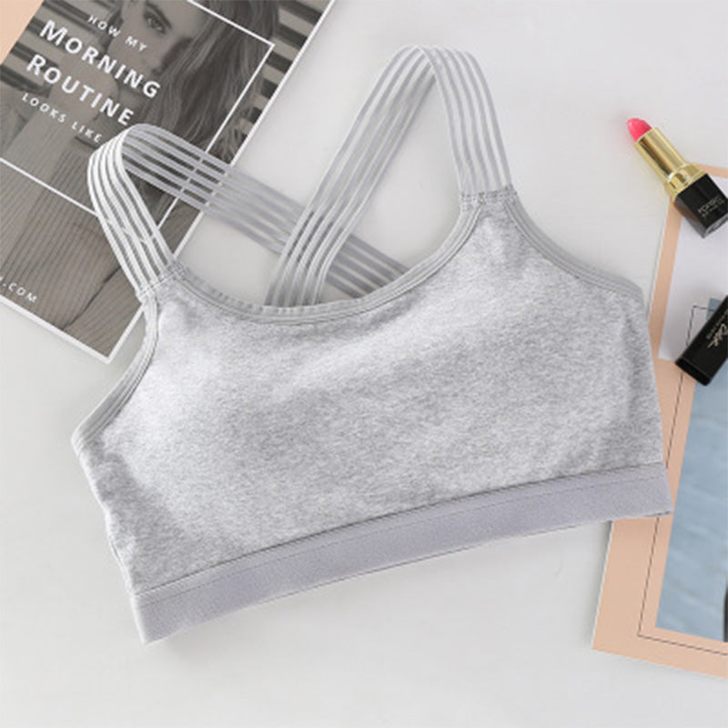 Cotton Strapless Bra Top with Removable Padding for Women