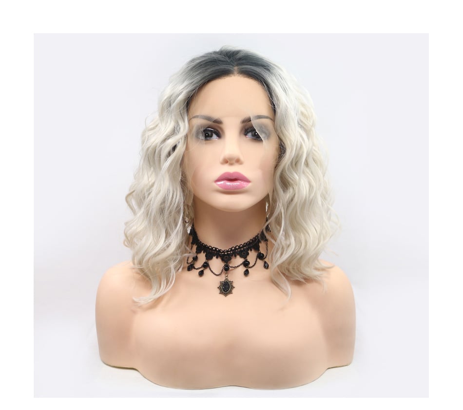 Granny Gray Bubble Noodles with Gradient Headgear