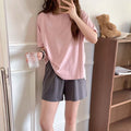 MOTIE Color Block Women's Summer Loungewear Set 2024