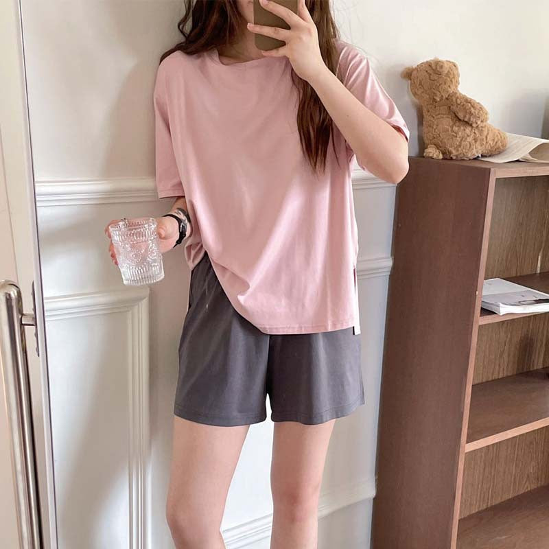 MOTIE Color Block Women's Summer Loungewear Set 2024