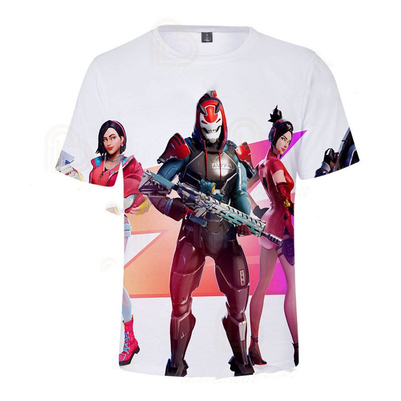 New Style Digital Print 3D Short Sleeve T-Shirt