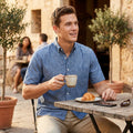Club Room Mens Chambray Button up Shirt, Size Small