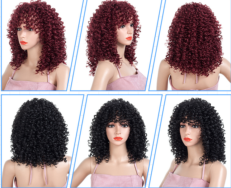 Wig, European Style Wig, Afro Style Wig