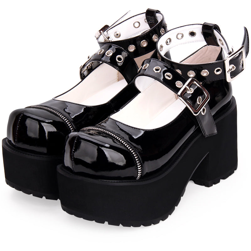 2020 New Punk Lolita High Heel Queen Shoes 9893