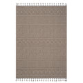 NAAR Guros Collection 6X9 Mocha / Geometric Indoor / Outdoor Area Rug