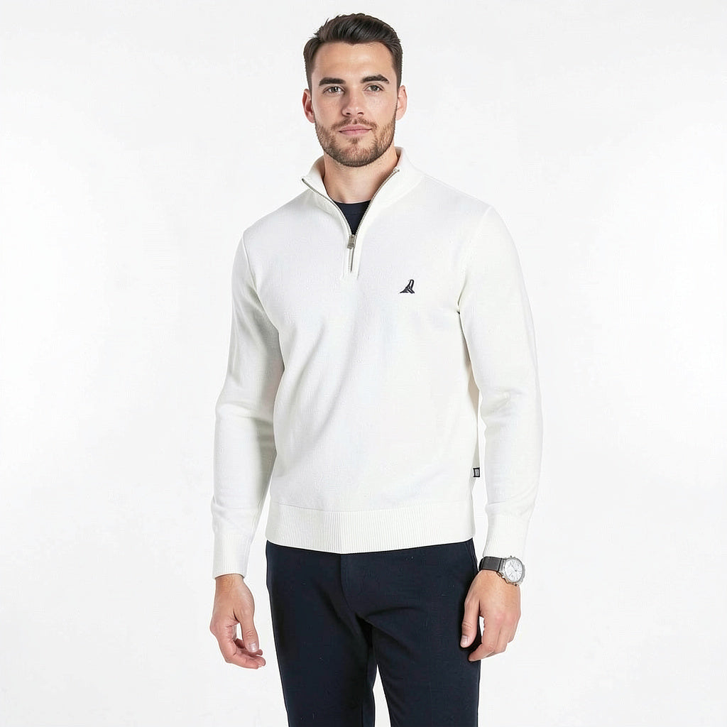 Nautica Mens Classic Fit Quarter-Zip Sweater, Size XS