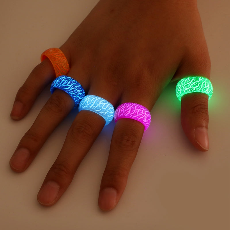 New Magic Forest Glow-in-the-Dark Crackle Ring