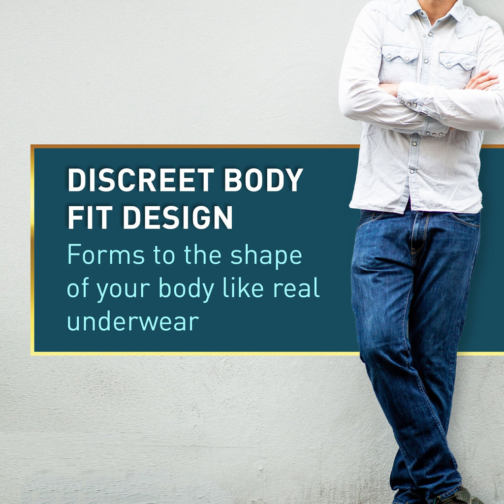 McKesson Premium Discreet Underwear for Men, Heavy Absorbency, Large UWDS-LGGRAY