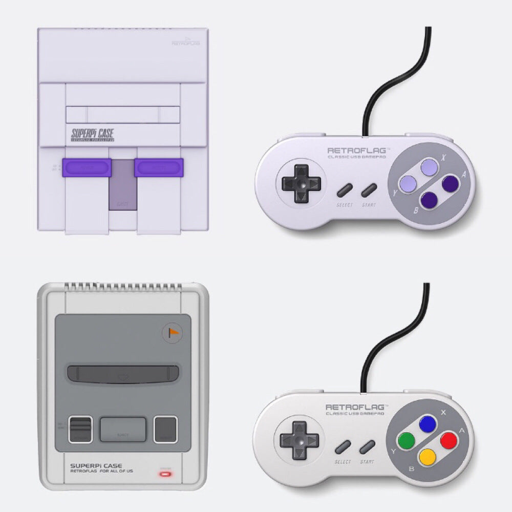 Retro Game Console with Controller and Card Slot