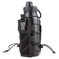 CAT Outdoors Tactical MOLLE Water Bottle Holder 40 oz Adjustable Tactical Water Bottle Pouch for Backpack Strap MOLLE Water Bottle Pouch Carrier Tactical Water Bottle Holster (Black)