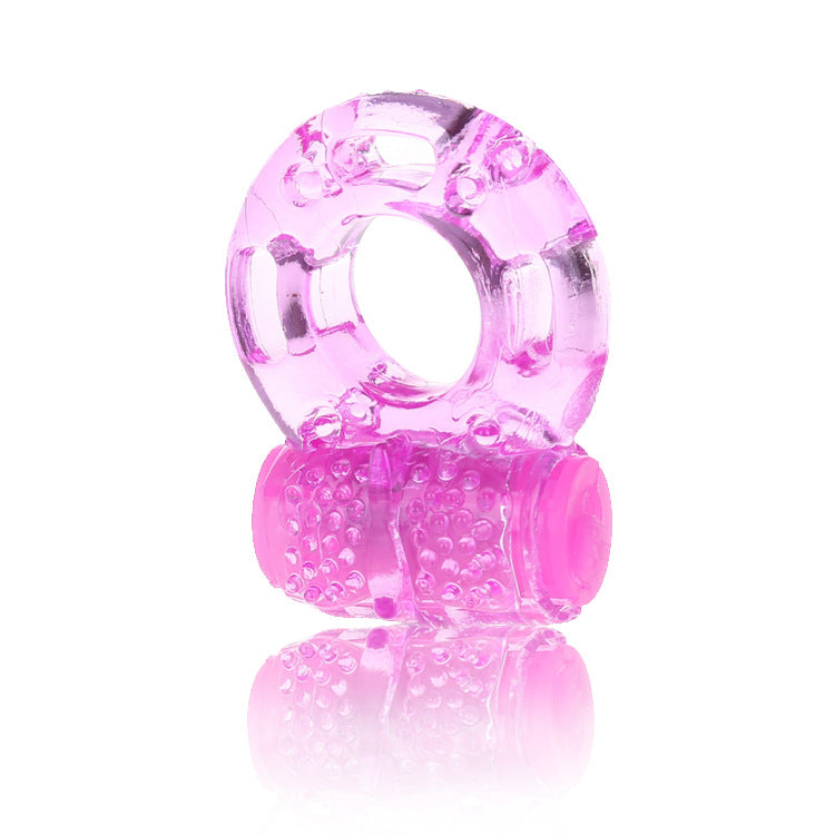 Men's Delay Vibrating Cock Ring - Adult Massage Toy