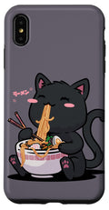 iPhone XS Max Kawaii Neko Cat Ramen Bowl Anime Otaku Japanese Noodles Case