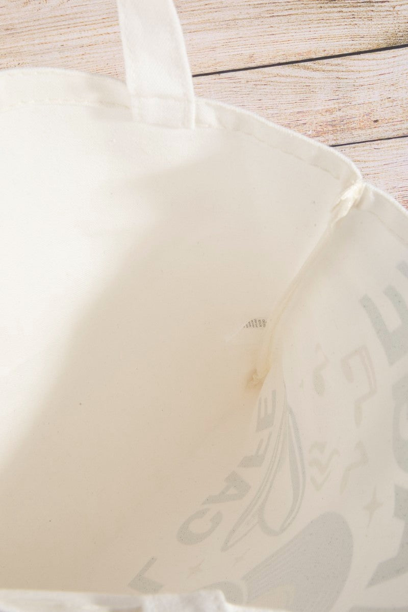 Fame Vintage Vinyl Cafe Tote Bag