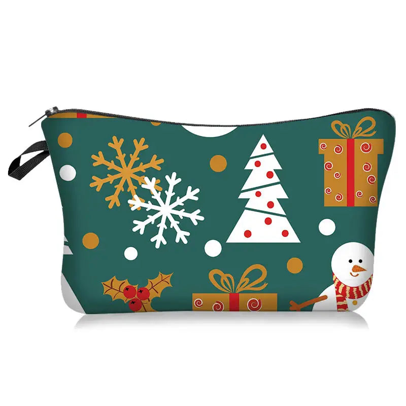Buffalo Plaid Makeup Bags for Women - Holiday Gift Pouch