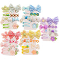 Misgirlot 45Pcs Cute Cartoon Hair ClipsBaby Alligator Hair ClipsColorful Baby Bow ClipsCute Flower Baby Girl Hair Clips Set for Baby Toddler Girls Kids(Random Color)