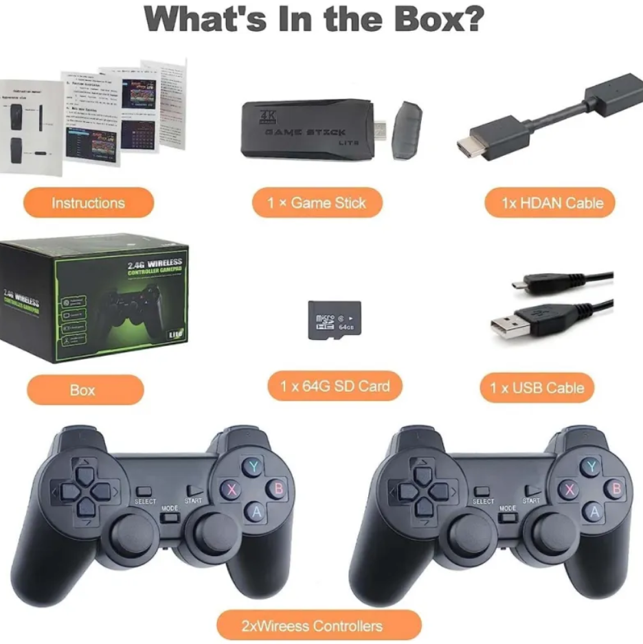 M8 Mini Plug & Play Game Console