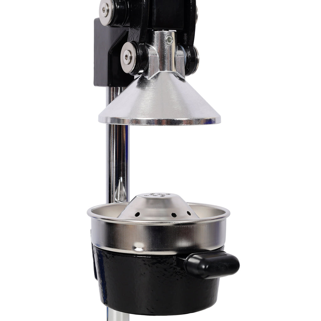Cast Iron Citrus Juicer , Extra-Large Commercial Grade Manual Hand Press , Heavy Duty Countertop Squeezer for Fresh Orange Juice,Black Color