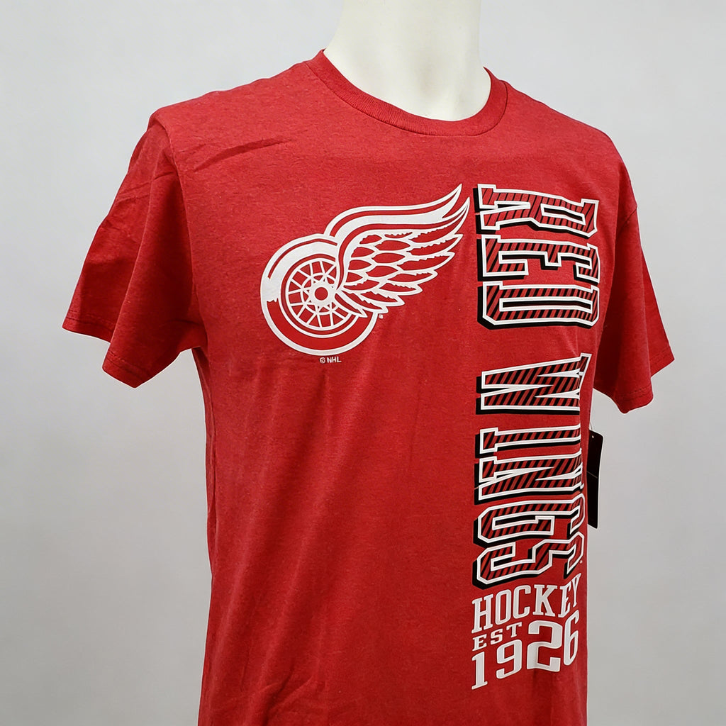 NHL Detroit Red Wings Mens Heathered Tee, Large
