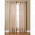 Miller Curtains Home Kailey Botanical Grommet Single Curtain Panel,95 Panel/Gold