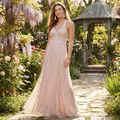 Trixxi Juniors Floral-Embroidered Tulle Gown, Size 5
