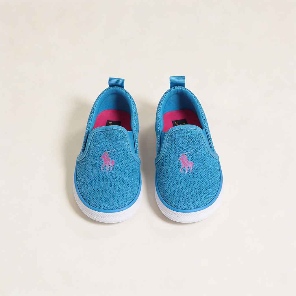 Polo Ralph Lauren Kids Kids' Kenton Slip-On, Caribbean Blue, 5 M US Toddler