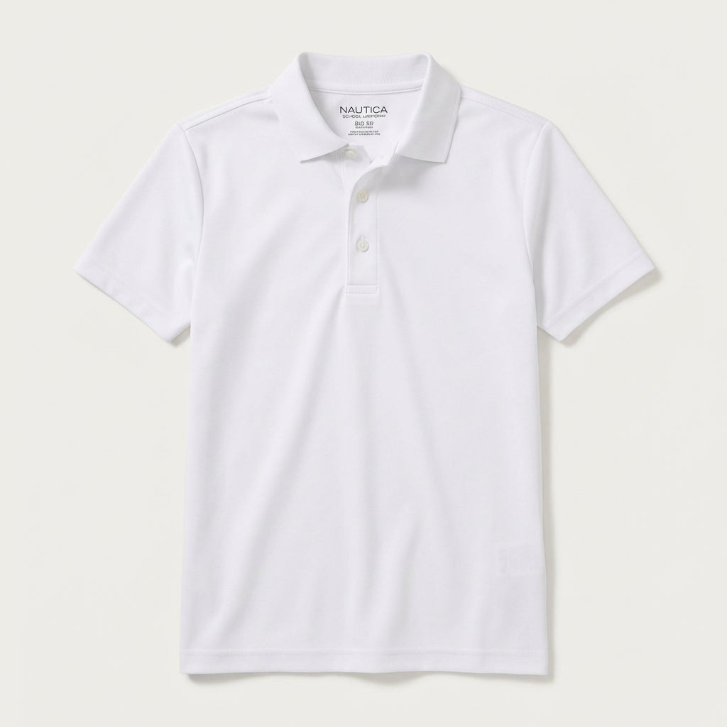 Nautica School Uniform Performance Polo, Big Boys Size Small/8