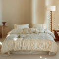 French Vintage Long-Staple Cotton Ruffle Bedding Set