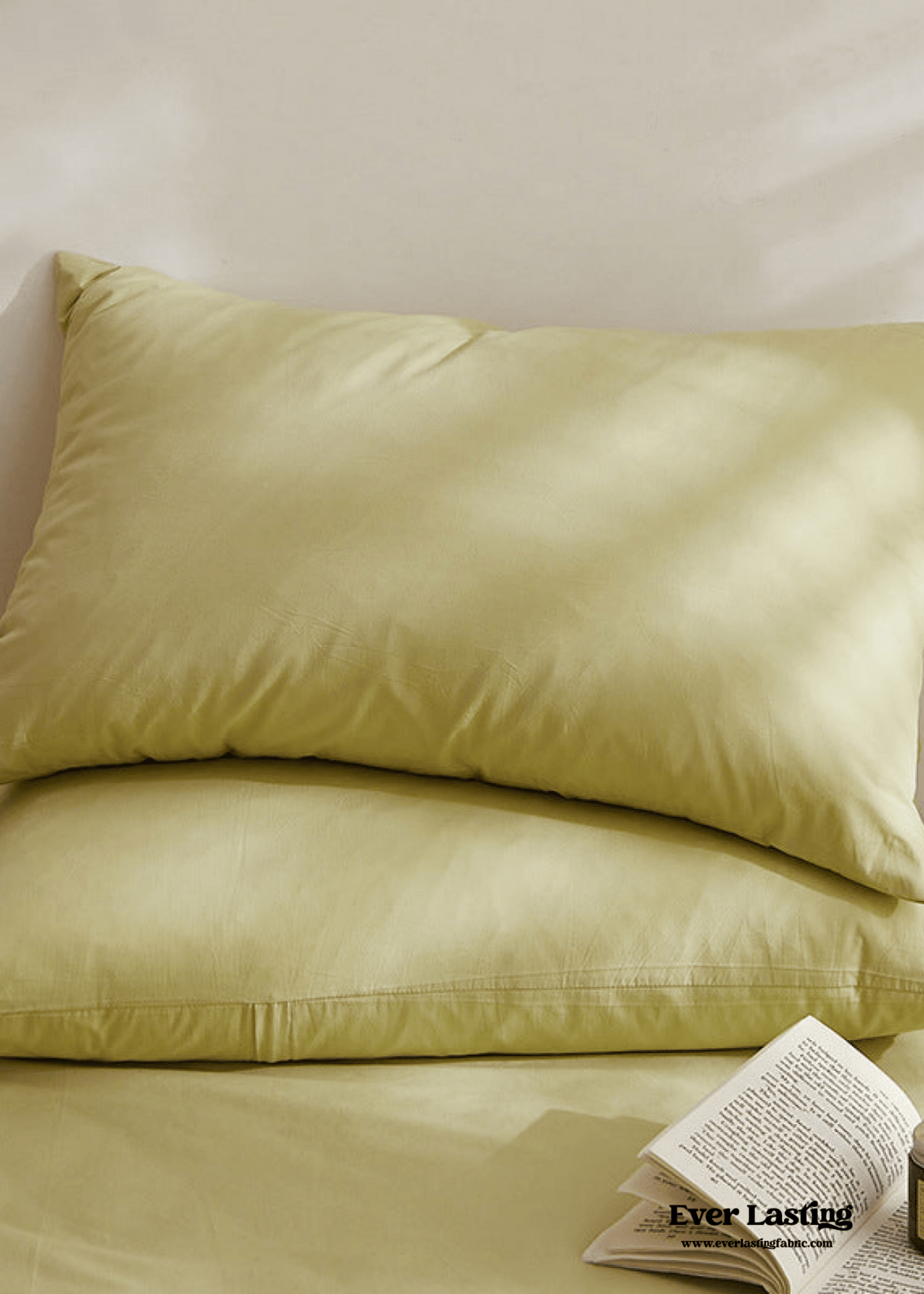 Fresh Plaid Washed Cotton Pillowcases