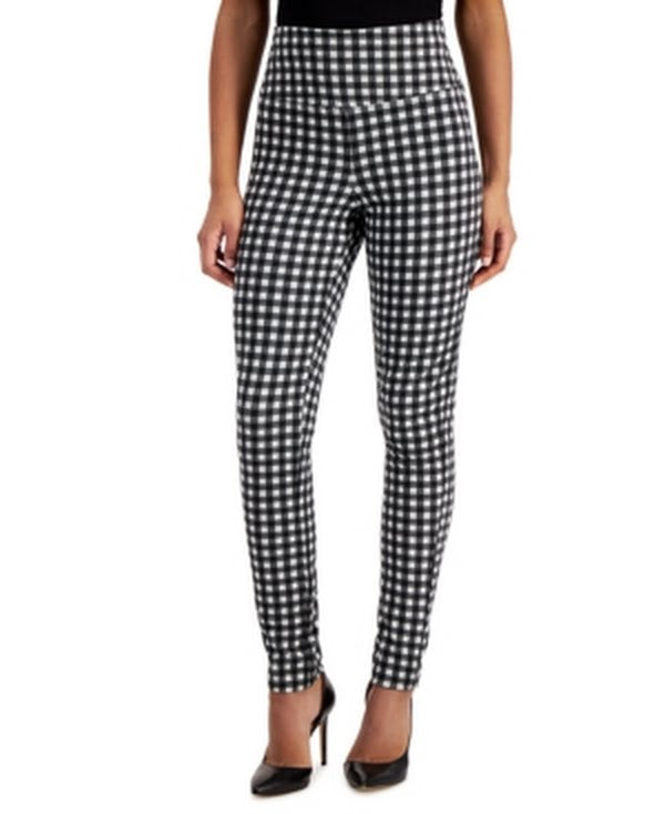 Inc International Concepts Gingham High Rise Leggings, Size XS