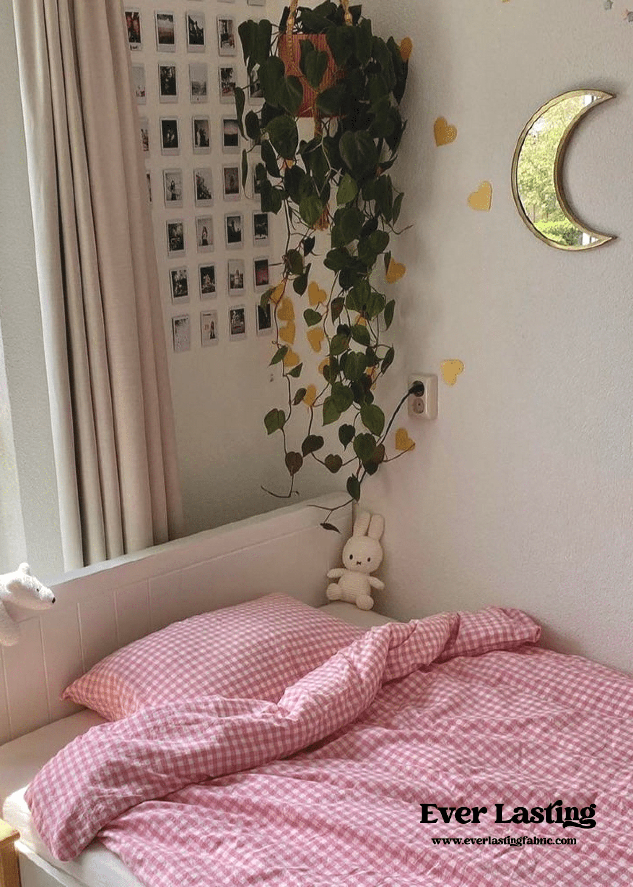 Gingham Bedding Set / Red