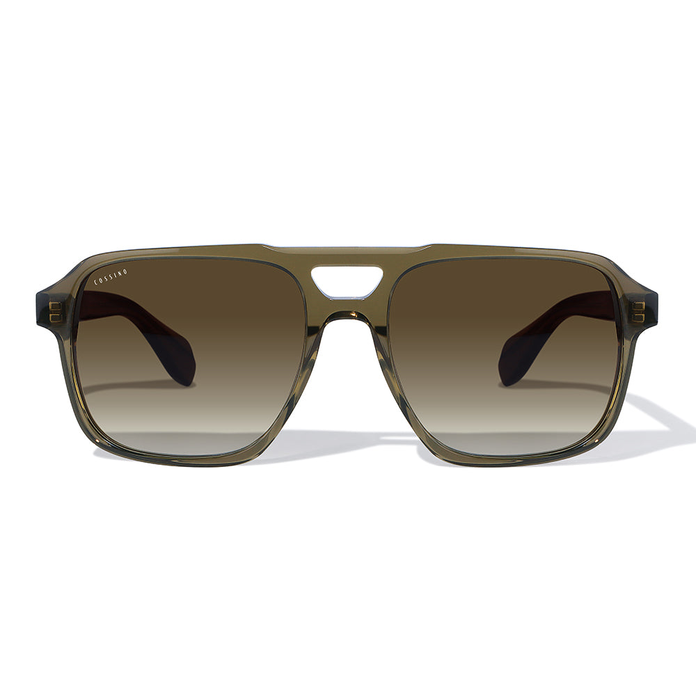 Versailles 56mm Aviator Sunglasses | Green