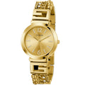 Guess Women's Gold Tone Analog