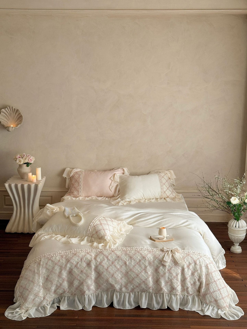 Haute Pearl TENCEL™ Bedding Set / Blush Romance