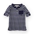 Henley Pocket Tee with Rolled Sleeves