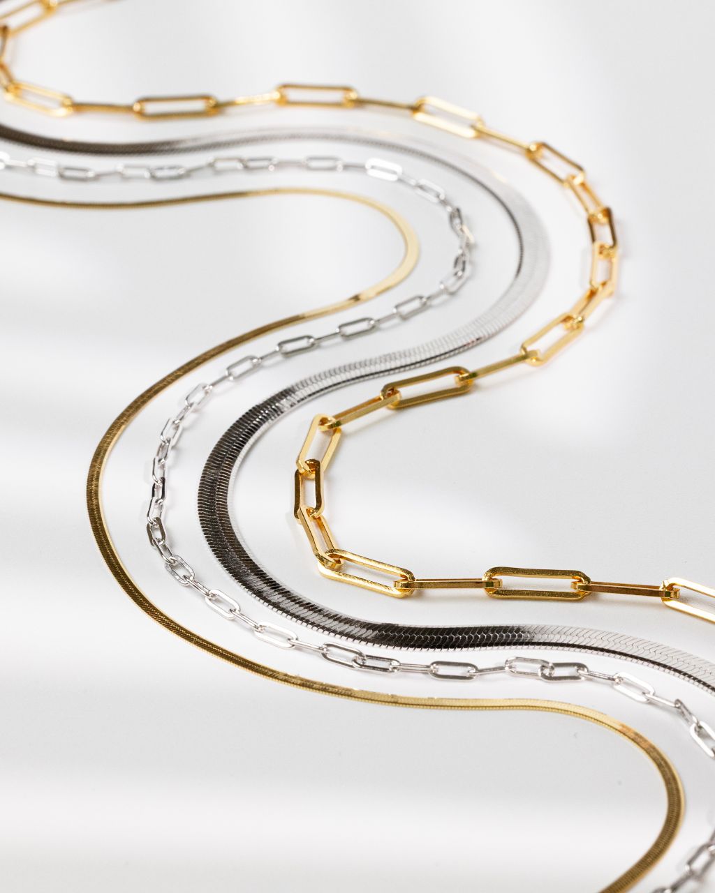 Sterling Silver Herringbone Chain