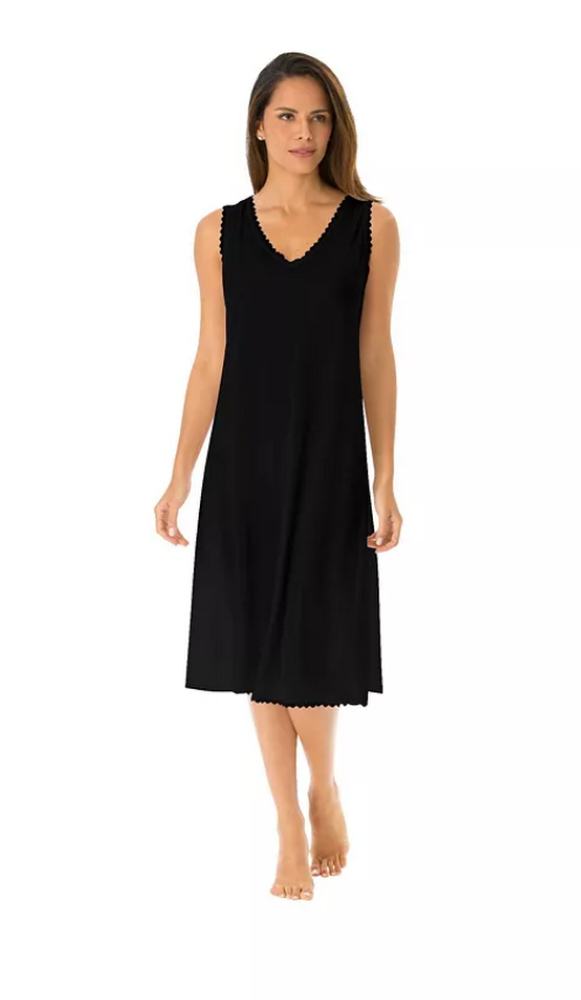 Comfort Choice Plus Size Lace-Trim Slip