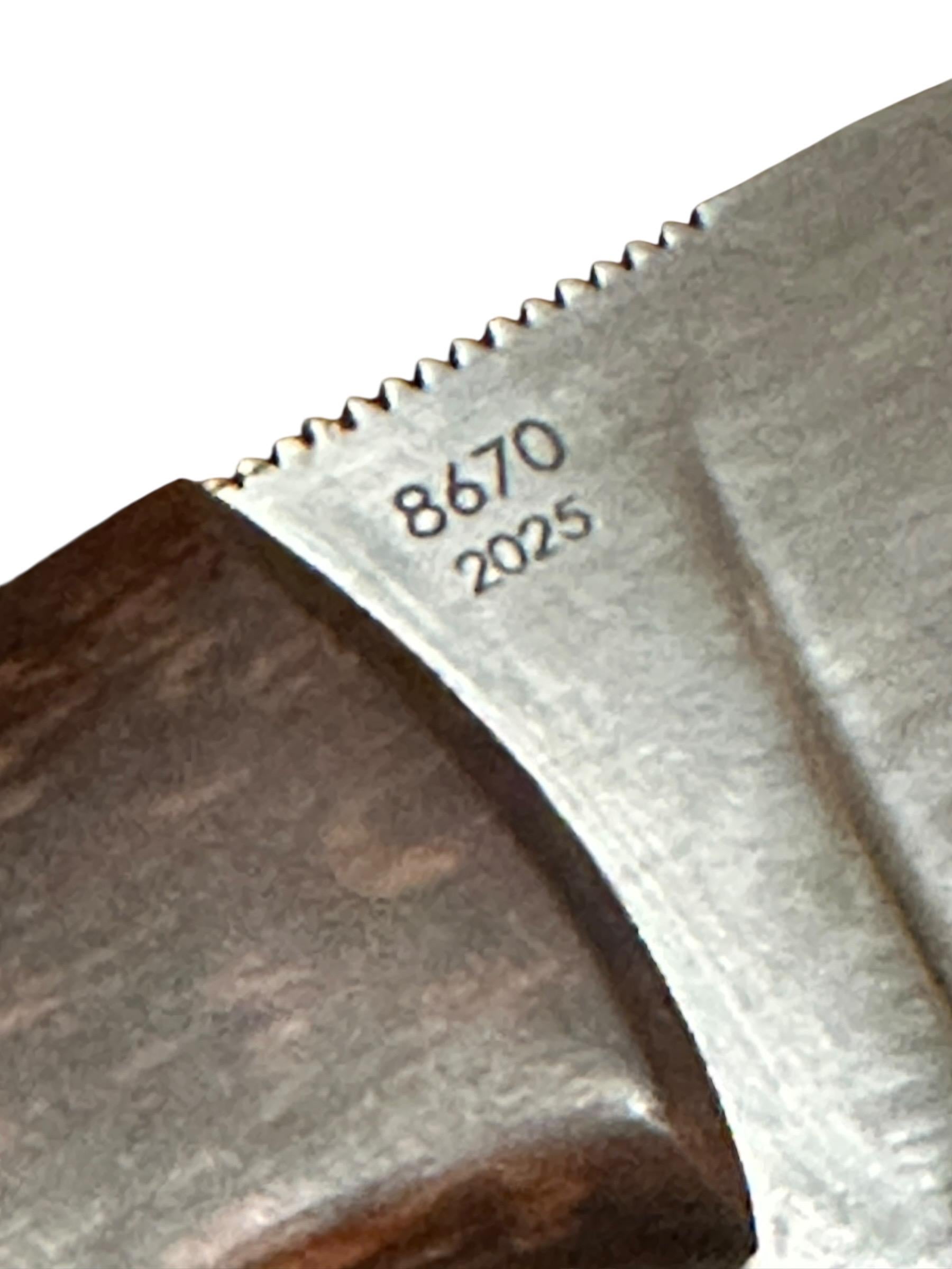 Custom John Tullis Knife 8670 Steel Fixed Blade Ironwood Handle Leather Sheath Texas Made  2025