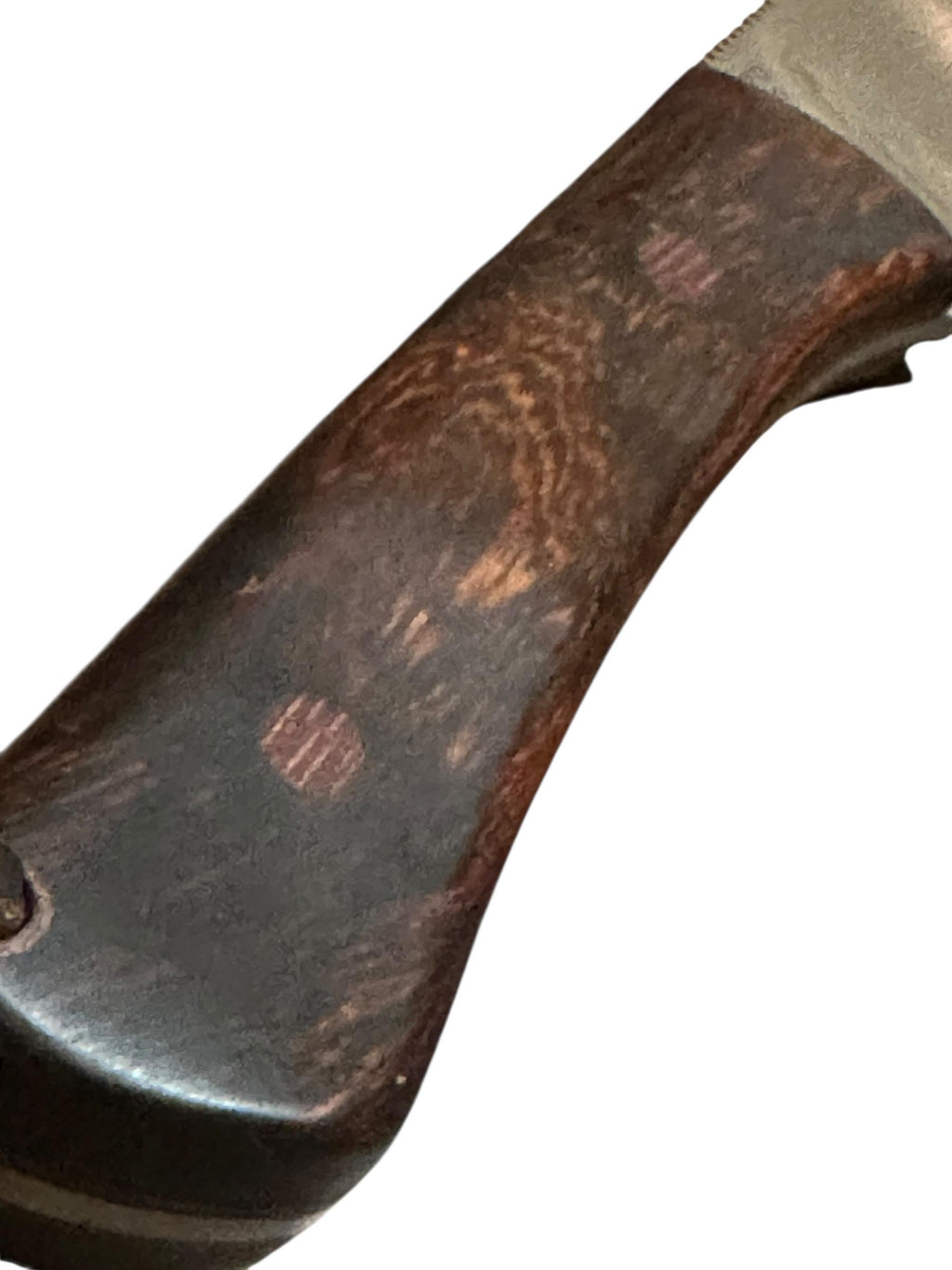 Custom John Tullis Knife 8670 Steel Fixed Blade Ironwood Handle Leather Sheath Texas Made  2025