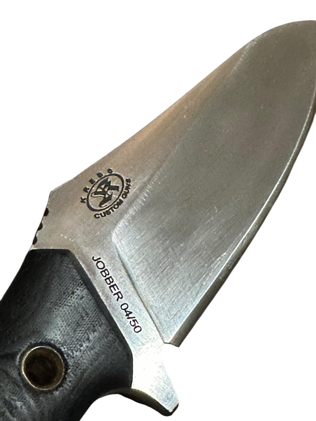 Stomp Customs Colab with Krebs Customs Jobber  5160 Fixed Blade Knife | Limited 4 of 50 | Kydex Sheath