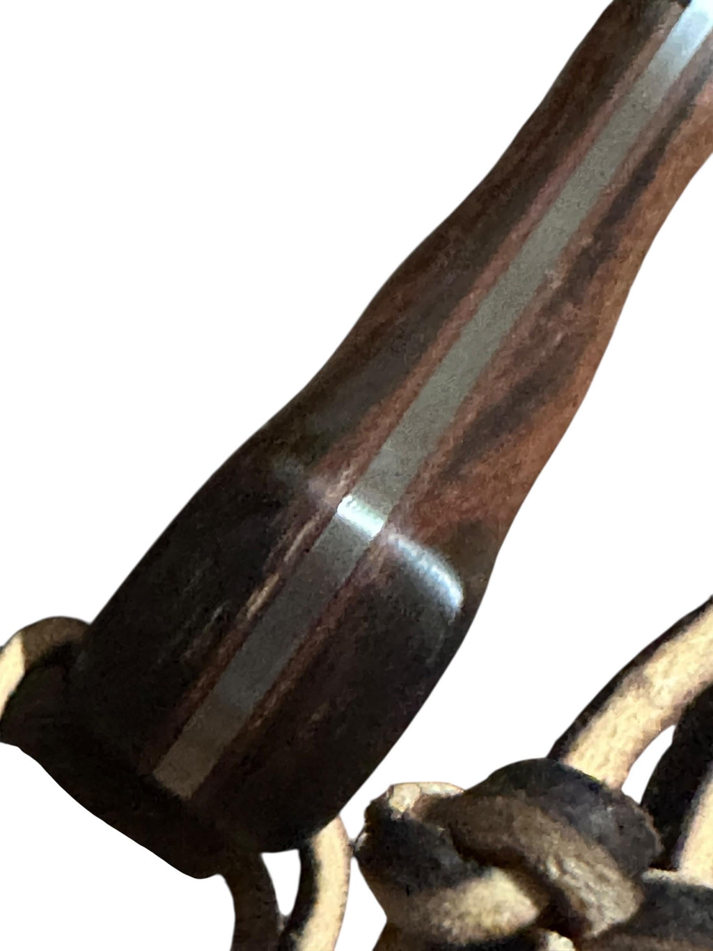 Custom John Tullis Knife 8670 Steel Fixed Blade Ironwood Handle Leather Sheath Texas Made  2025