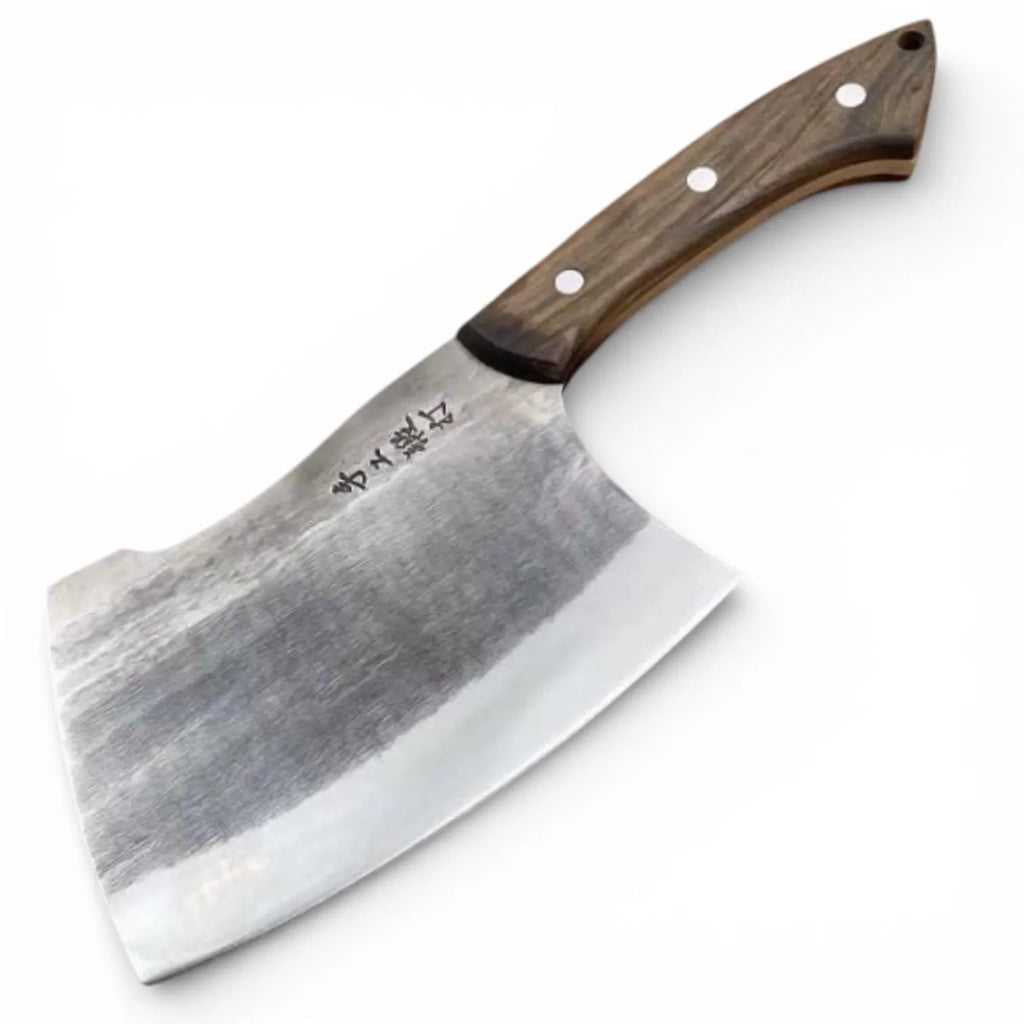 Hand Forged Bone Chopper Cleaver – 8CrMoV13 Stainless Steel, Wooden Handle