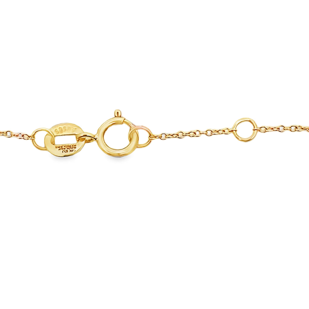 .66ct Ruby Diamond Bracelet 14KT Yellow Gold