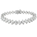 Lab Grown Diamond Tennis Bracelet 14KT White Gold