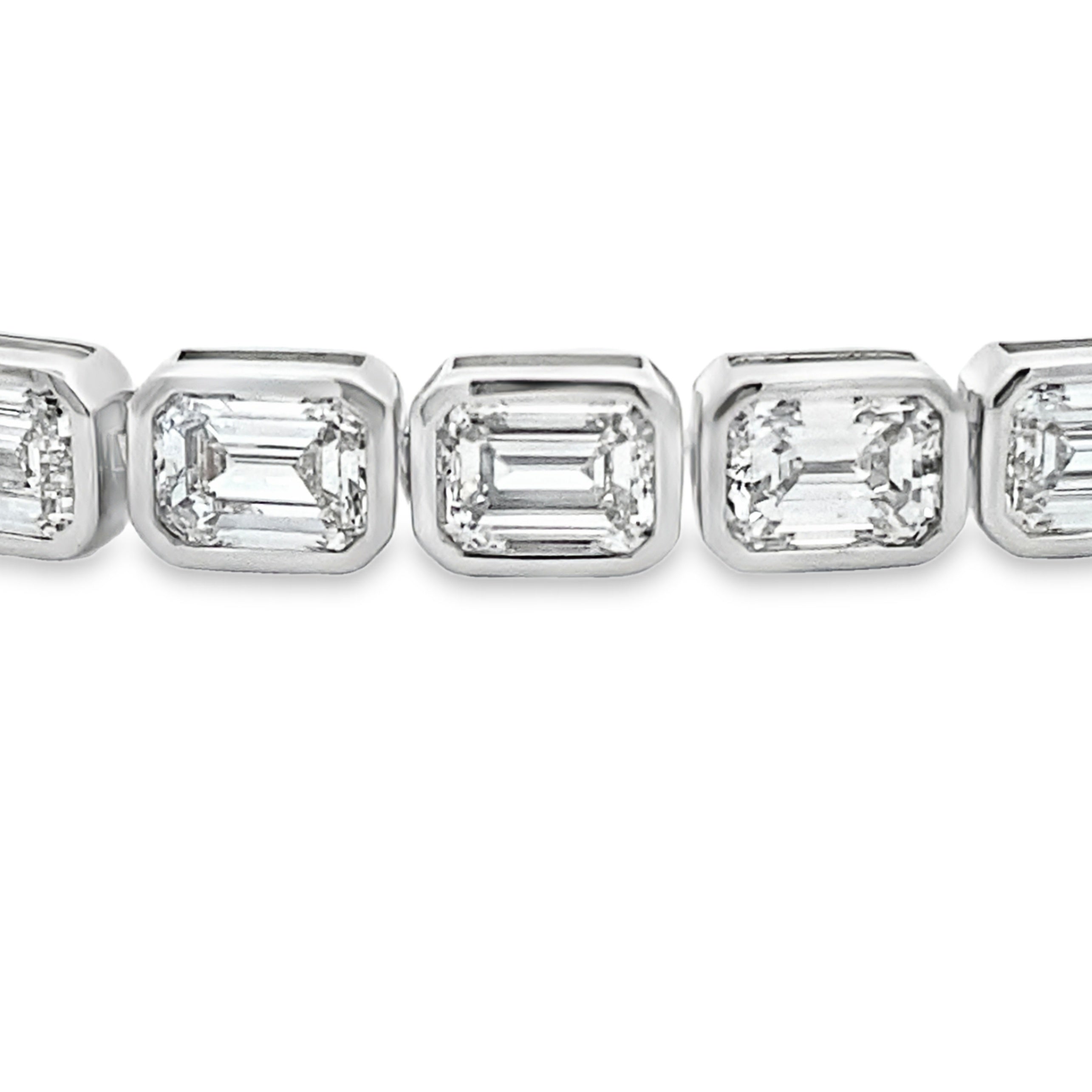 Lab Grown Diamond Tennis Bracelet 14KT White Gold