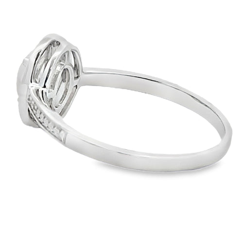 .36ct Opal Diamond Ring 10KT White Gold
